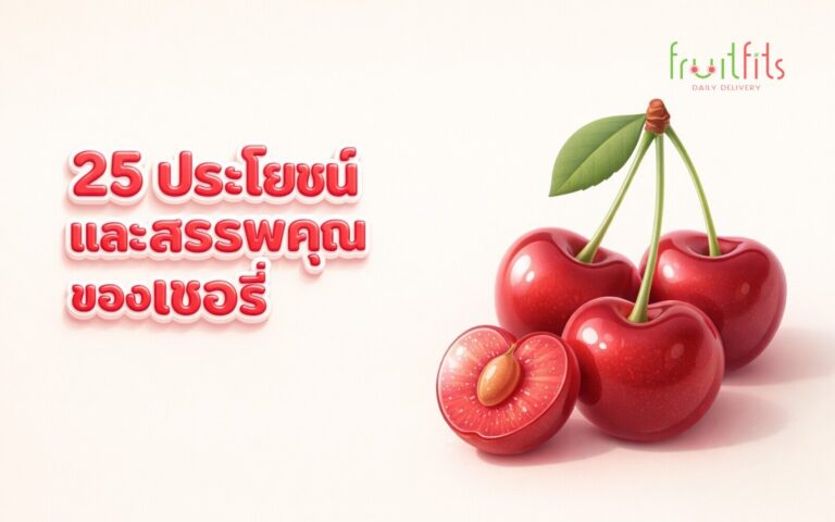 25 ประโยชน์และสรรพคุณของเชอรี่ รวมถึงสายพันธุ์และเรื่องที่ควรรู้